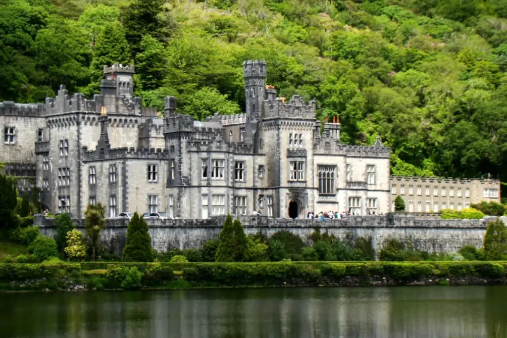 Kylemore Abbey Across lake