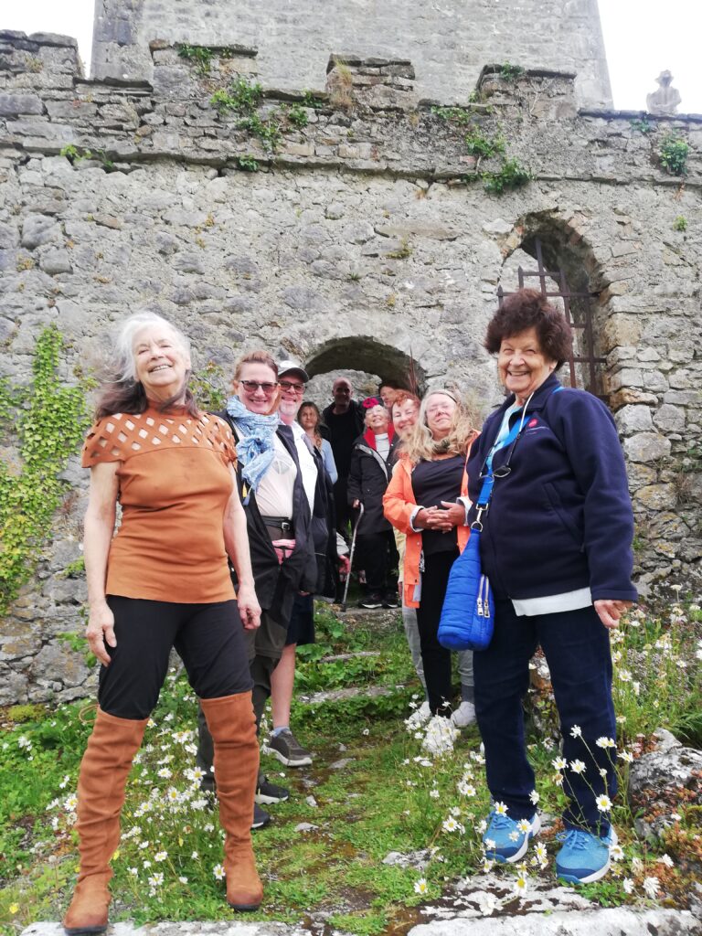 Guests at Clonony Castle, County Galway