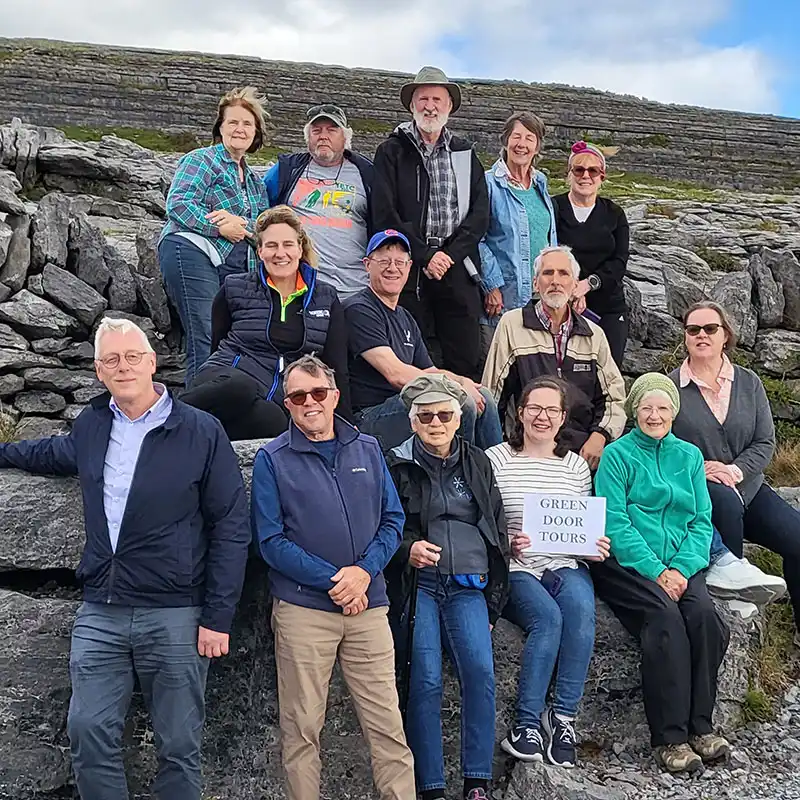 Group photo in the Burren